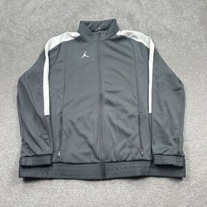 Nike Air Jordan Women's Zip Up Track Jacket Size XXL Gray CN5364